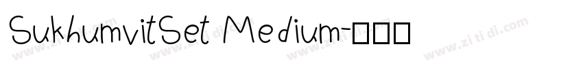 SukhumvitSet Medium字体转换